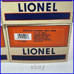 Lionel 6-19194 Kansas City Southern Aluminum 4-Car Passenger Set O New KCS