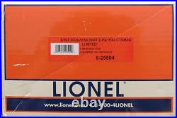 Lionel 6-25504 Santa Fe Heavyweight 2-Car Passenger Set (Add-On) O-Gauge NOS