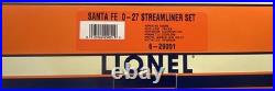 Lionel 6-29051 O Gauge Santa Fe O-27 Streamliner 4 Car Passenger Set