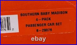 Lionel 6-29076 SOUTHERN Baby Madison (4-PACK) Passenger Car Set O-Gauge K-line Lionel 6-29076 SOUTHERN Baby Madison (4-PACK) Passenger Car Set O-Gauge K-line