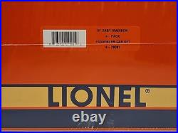 Lionel 6-29081 SF Baby Madison 4-Pack Passenger Car Set Factory Sealed