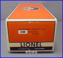 Lionel 6-29152 O ATSF Passenger Car (Set of 2) LN/Box