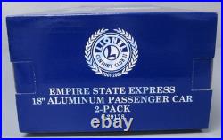 Lionel 6-29178 O Gauge Century Club II Empire State Passenger Set NIB