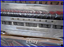 Lionel 6-39119 Southern FOUR Streamline Lighted Aluminum Passenger Set MIB