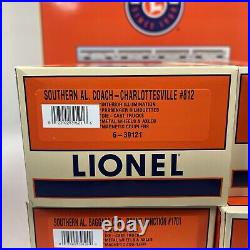 Lionel 6-39119 Southern Streamlined Aluminum 4-Car Passenger Set O Gauge New SRR