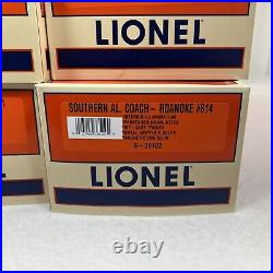 Lionel 6-39119 Southern Streamlined Aluminum 4-Car Passenger Set O Gauge New SRR