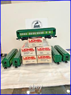 Lionel 6-9530 -31-32-33-9534 Southern 5-car Passenger Set-blt'77 Lkn