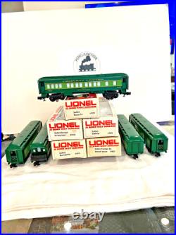 Lionel 6-9530 -31-32-33-9534 Southern 5-car Passenger Set-blt'77 Lkn