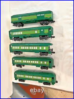 Lionel 6-9530 -31-32-33-9534 Southern 5-car Passenger Set-blt'77 Lkn