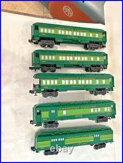 Lionel 6-9530 -31-32-33-9534 Southern 5-car Passenger Set-blt'77 Lkn