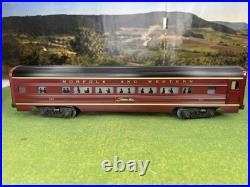 Lionel 6-9565 Norfolk & Western 15 Painted Aluminum 6 Car Passenger Set Nib Lionel 6-9565 Norfolk & Western 15 Painted Aluminum 6 Car Passenger Set Nib