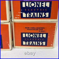 Lionel 6-9594 9598 New York Central 15 Aluminum 6 Car Passenger Set O Used