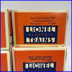 Lionel 6-9594 9598 New York Central 15 Aluminum 6 Car Passenger Set O Used