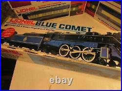 Lionel 8801 Blue Comet Passenger set, Loco and Tender plus 6 Passenger Cars