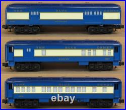 Lionel 9536-9540 Blue Comet 5-Car Madison Passenger Set O-Gauge NOS