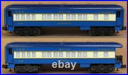 Lionel 9536-9540 Blue Comet 5-Car Madison Passenger Set O-Gauge NOS