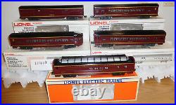 Lionel #9562 9566 19108 Norfolk Western 15'' Aluminum Passenger Train 5 Car Set