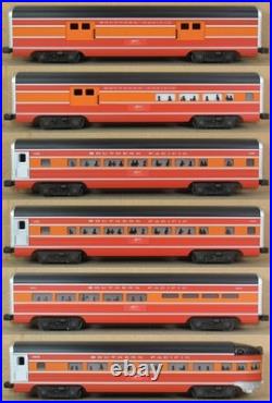 Lionel 9589-9593 Southern Pacific Daylight 6-Car Alum. Passenger Set O-Gauge