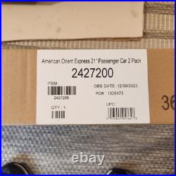 Lionel American Orient Express 21 8 Car Passenger Set