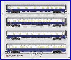 Lionel American Orient Express Passenger Car 6 Car Set (4 Pack, SS Diner, Dome)