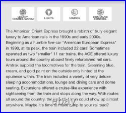 Lionel American Orient Express Passenger Car 6 Car Set (4 Pack, SS Diner, Dome)