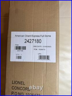 Lionel American Orient Express Passenger Car 6 Car Set (4 Pack, SS Diner, Dome)