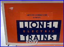 Lionel Amtrak 15 Aluminum 6 Car Passenger Set O Used 6-19100-19104, 19106