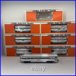 Lionel Amtrak 15 Aluminum 7 Car Passenger Set O Gauge New 6-19100 6- 19106