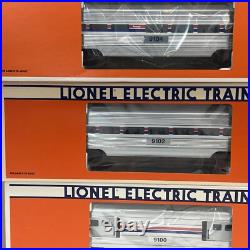 Lionel Amtrak 15 Aluminum 7 Car Passenger Set O Gauge New 6-19100 6- 19106 %