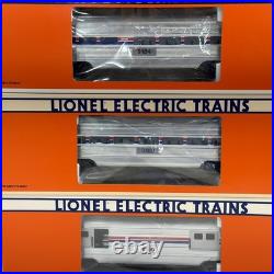 Lionel Amtrak 15 Aluminum 7 Car Passenger Set O Gauge New 6-19100 6-19106
