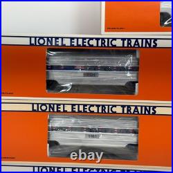 Lionel Amtrak 15 Aluminum 7 Car Passenger Set O Gauge New 6-19100 6-19106