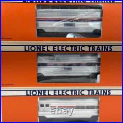 Lionel Amtrak 15 Aluminum 7 Car Passenger Set O Gauge New 6-19100 6-19106