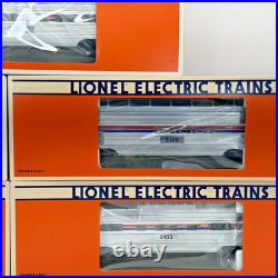 Lionel Amtrak 15 Aluminum 7 Car Passenger Set O Gauge New 6-19100 6-19106