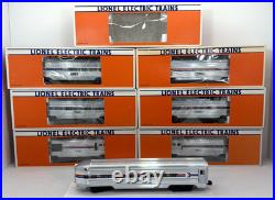 Lionel Amtrak 15 Aluminum 7 Car Passenger Set O Gauge Used 6-19100 6- 19106
