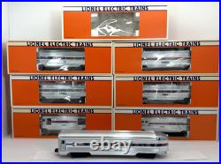 Lionel Amtrak 15 Aluminum 7 Car Passenger Set O Gauge Used 6-19100 6- 19106