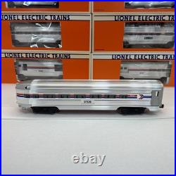 Lionel Amtrak 15 Aluminum 7 Car Passenger Set O Gauge Used 6-19100 6- 19106