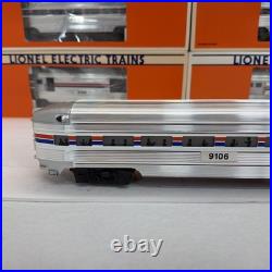 Lionel Amtrak 15 Aluminum 7 Car Passenger Set O Gauge Used 6-19100 6- 19106