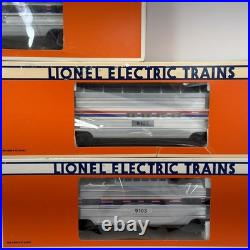 Lionel Amtrak 15 Aluminum 7 Car Passenger Set O Gauge Used 6-19100 6- 19106