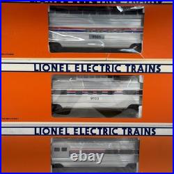 Lionel Amtrak 15 Aluminum 7 Car Passenger Set O Gauge Used 6-19100 6- 19106