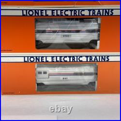 Lionel Amtrak 15 Aluminum 7 Car Passenger Set O Gauge Used 6-19100 6- 19106