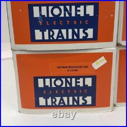 Lionel Amtrak 15 Aluminum 7 Car Passenger Set O Gauge Used 6-19100 6- 19106
