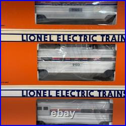 Lionel Amtrak 15 Aluminum 7 Car Passenger Set O Gauge Used 6-19100 6- 19106