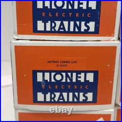 Lionel Amtrak 15 Aluminum 7 Car Passenger Set O Gauge Used 6-19100 6- 19106