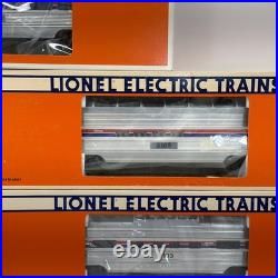 Lionel Amtrak 15 Aluminum 7 Car Passenger Set O Gauge Used 6-19100 6- 19106
