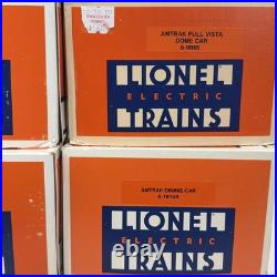 Lionel Amtrak 15 Aluminum 7 Car Passenger Set O Gauge Used 6-19100 6- 19106