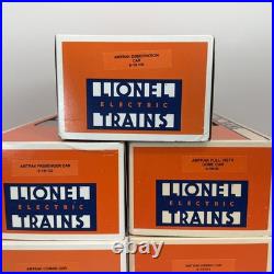 Lionel Amtrak 15 Aluminum 7 Car Passenger Set O Gauge Used 6-19100 6- 19106
