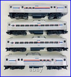 Lionel Amtrak Budd RDC Commuter Passenger Car Set of 4 #8868 8869 8870 8871 EX