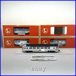 Lionel Atlantic Coast Line 15 Aluminum 4-Car Passenger Set O New 6-19155 -19158