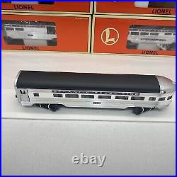 Lionel Atlantic Coast Line 15 Aluminum 4-Car Passenger Set O New 6-19155 -19158