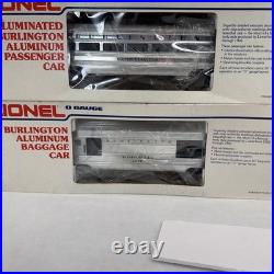Lionel Burlington 15 Aluminum 6 Car Passenger Set O Used 6-9576 9580 9588